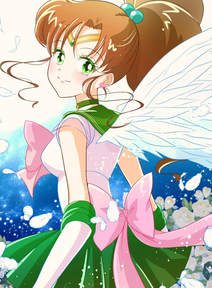 kino makoto, sailor jupiter, and shinohara emi (bishoujo senshi sailor moon) drawn by shiiba_itsuki