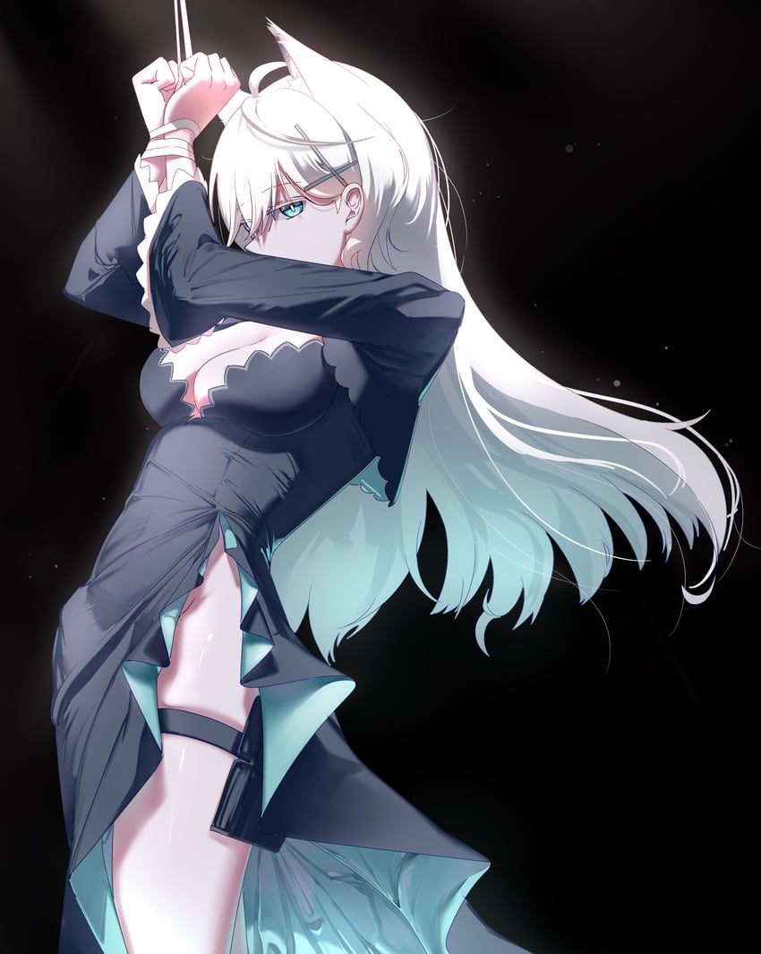 shiroko and shiroko terror (blue archive) drawn by iyouqi