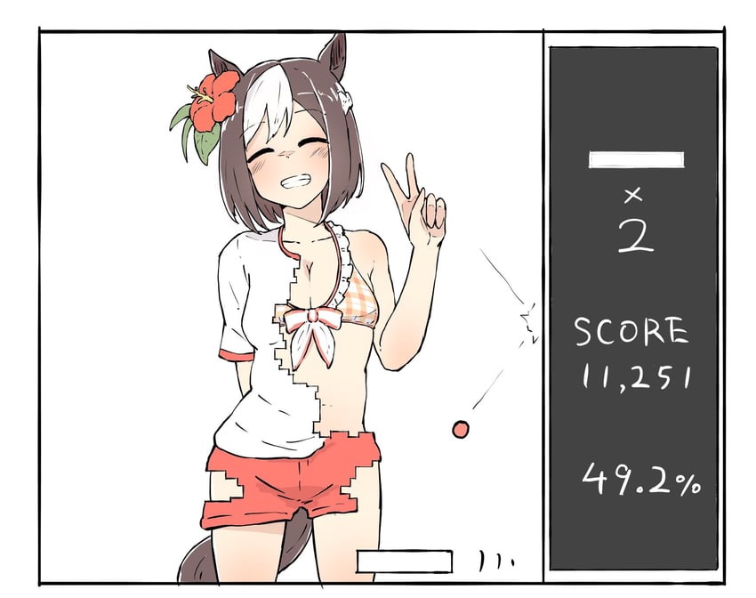 special week (umamusume and 1 more) drawn by nekomimi_sukinosuke