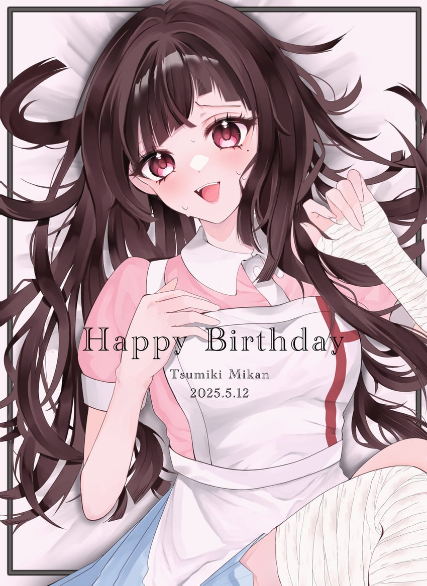 tsumiki mikan (danganronpa and 1 more) drawn by churu_(chu1e0) and o_soba_(soba3ly)