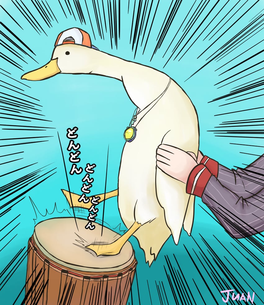oozora subaru, shigure ui, and subaru duck (hololive and 1 more) drawn by canned_juan