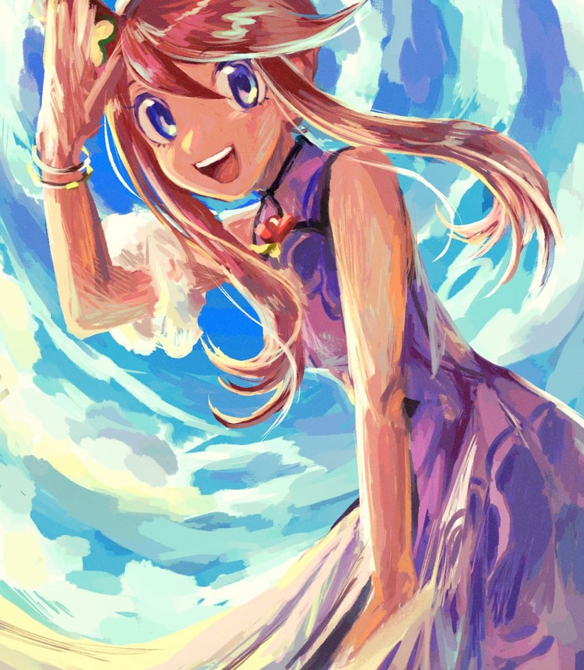 skyla (pokemon and 1 more) drawn by katahara_(no_108105)