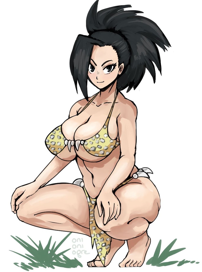 yaoyorozu momo (boku no hero academia and 1 more) drawn by onioniogre