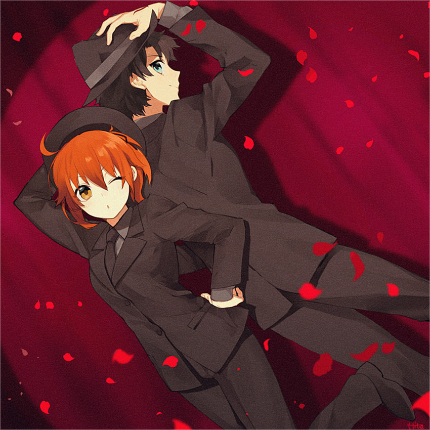 fujimaru ritsuka (fate and 2 more) drawn by hita_(hitapita)