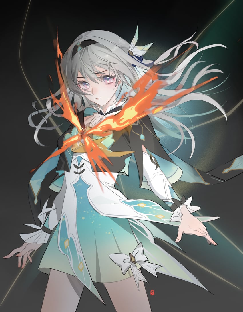 firefly (honkai and 1 more) drawn by silk_xiaoyi