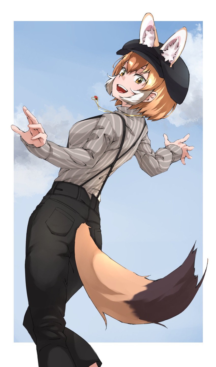 dhole (kemono friends and 1 more) drawn by tanabe_(fueisei)