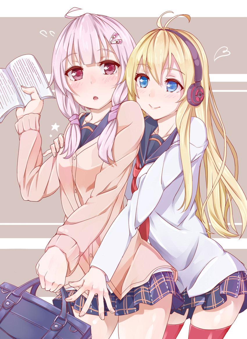 yuzuki yukari and tsurumaki maki (vocaloid and 1 more) drawn by yuirimo