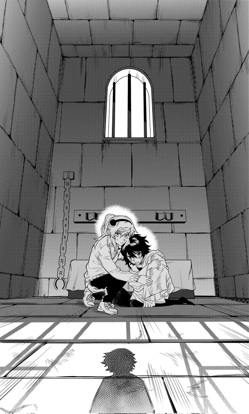 momijiyama teru and koishikawa iko (shy) drawn by jiguang_haibao