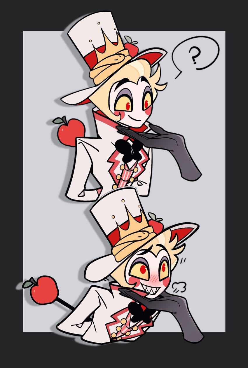 lucifer morningstar and lilith (hazbin hotel) drawn by wu_ge_wu