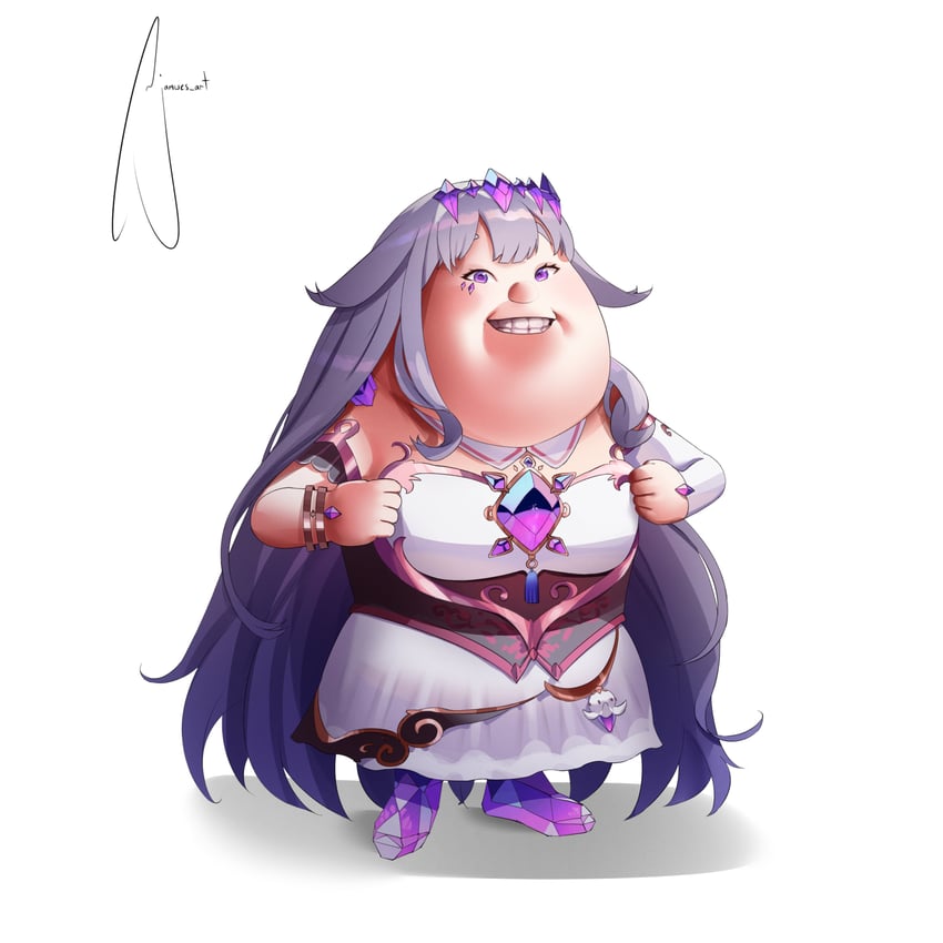 koseki bijou and russell (hololive and 2 more) drawn by jamwes