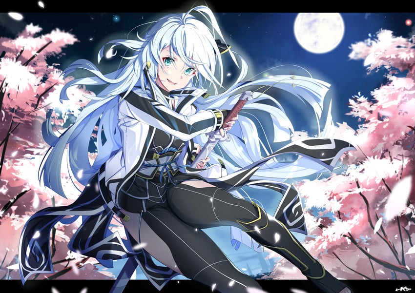shizuna rem misurugi (eiyuu densetsu and 2 more) drawn by feathermage