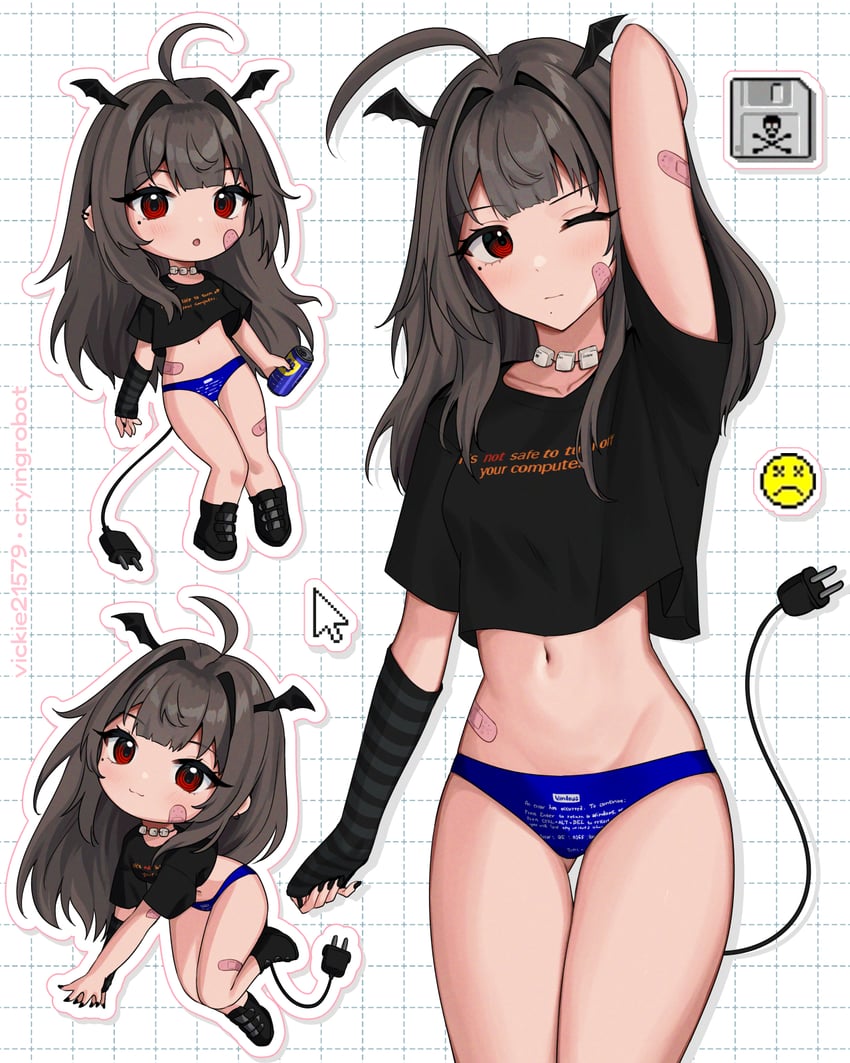 vickie (original and 3 more) drawn by vickie_(cryingrobot)
