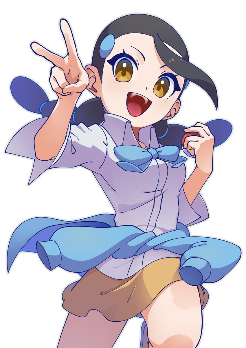candice (pokemon and 1 more) drawn by omochi_(omotimotittona3)