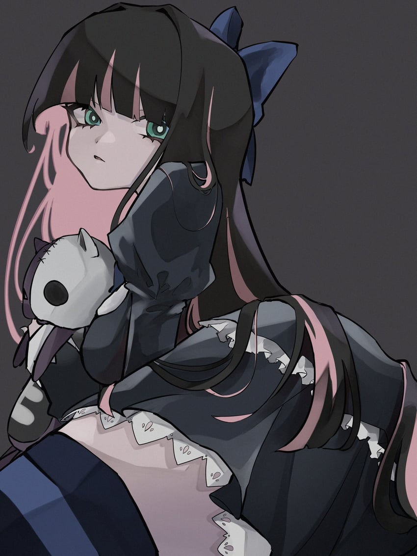 stocking and honekoneko (panty & stocking with garterbelt) drawn by oj_0624