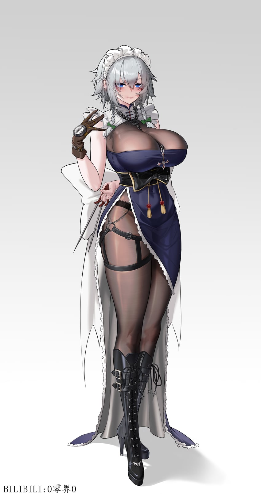 izayoi sakuya (touhou and 1 more) drawn by user_ckkx8884