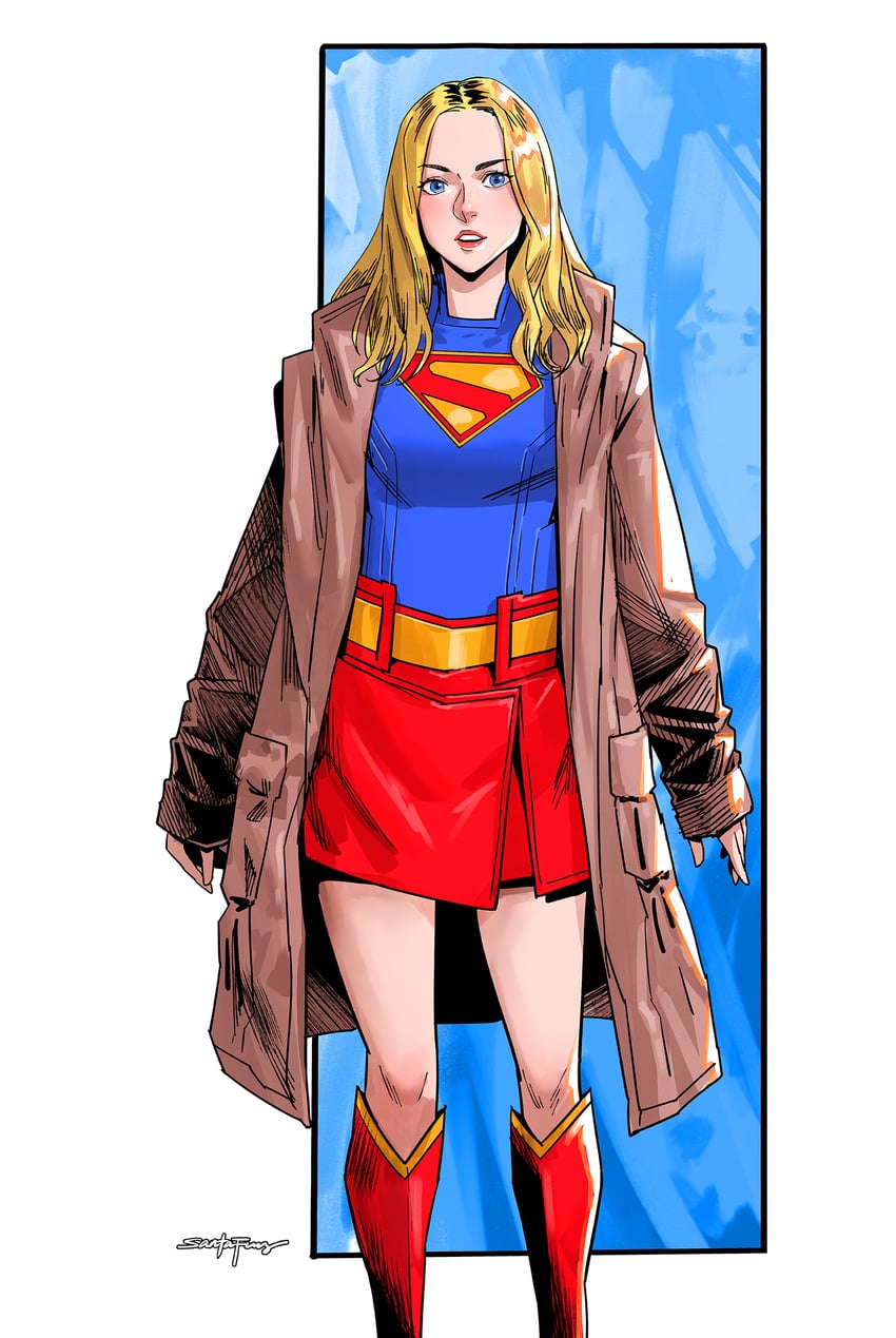 supergirl (dc comics and 2 more) drawn by santa_fung