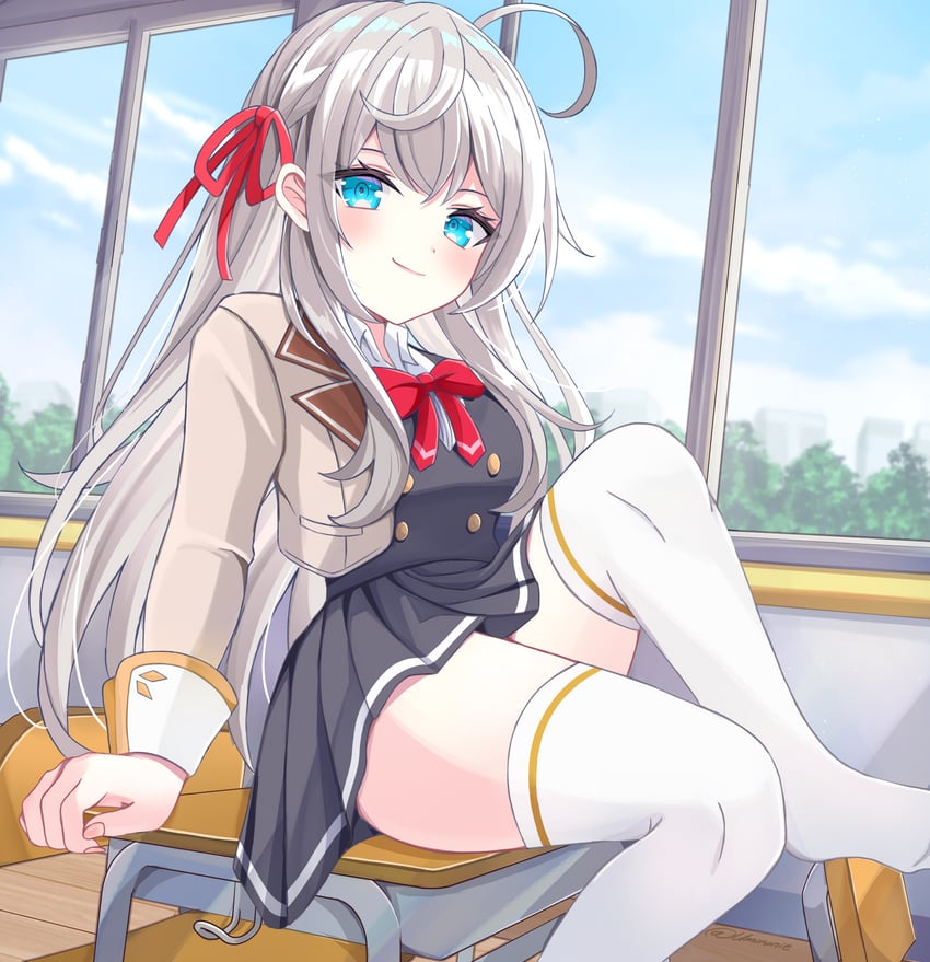 alisa mikhailovna kujou (tokidoki bosotto roshia-go de dereru tonari no alya-san) drawn by umirunie