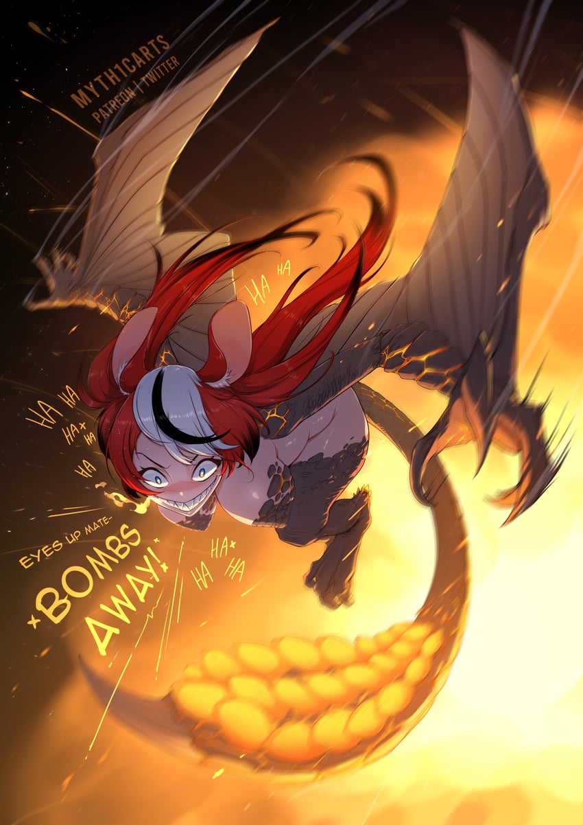 hakos baelz and bazelgeuse (hololive and 3 more) drawn by myth1carts