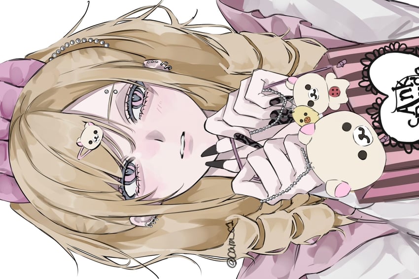 korilakkuma and kiiroitori (original and 1 more) drawn by caru_c1