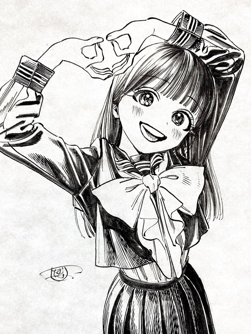 akebi komichi (akebi-chan no serafuku) drawn by hiro_(dismaless)