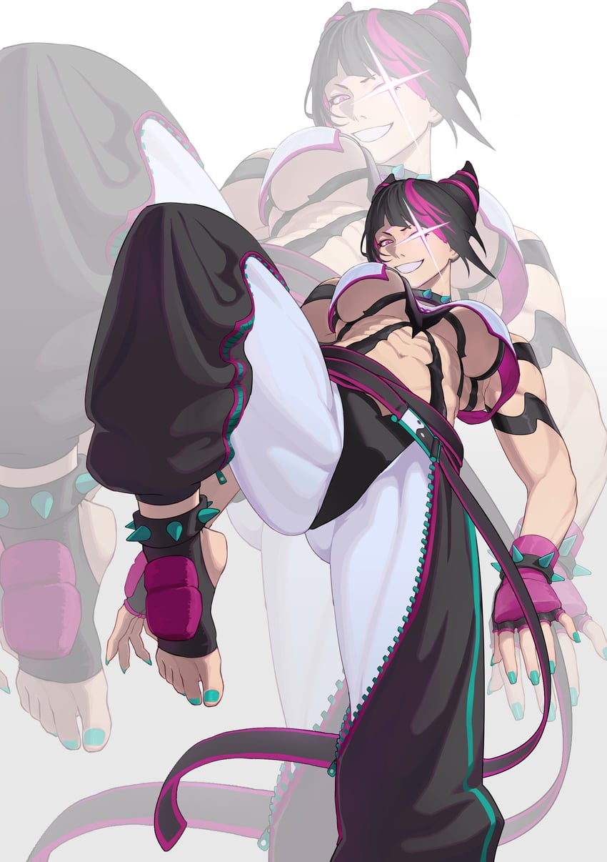 han juri (street fighter and 1 more) drawn by nord_0402