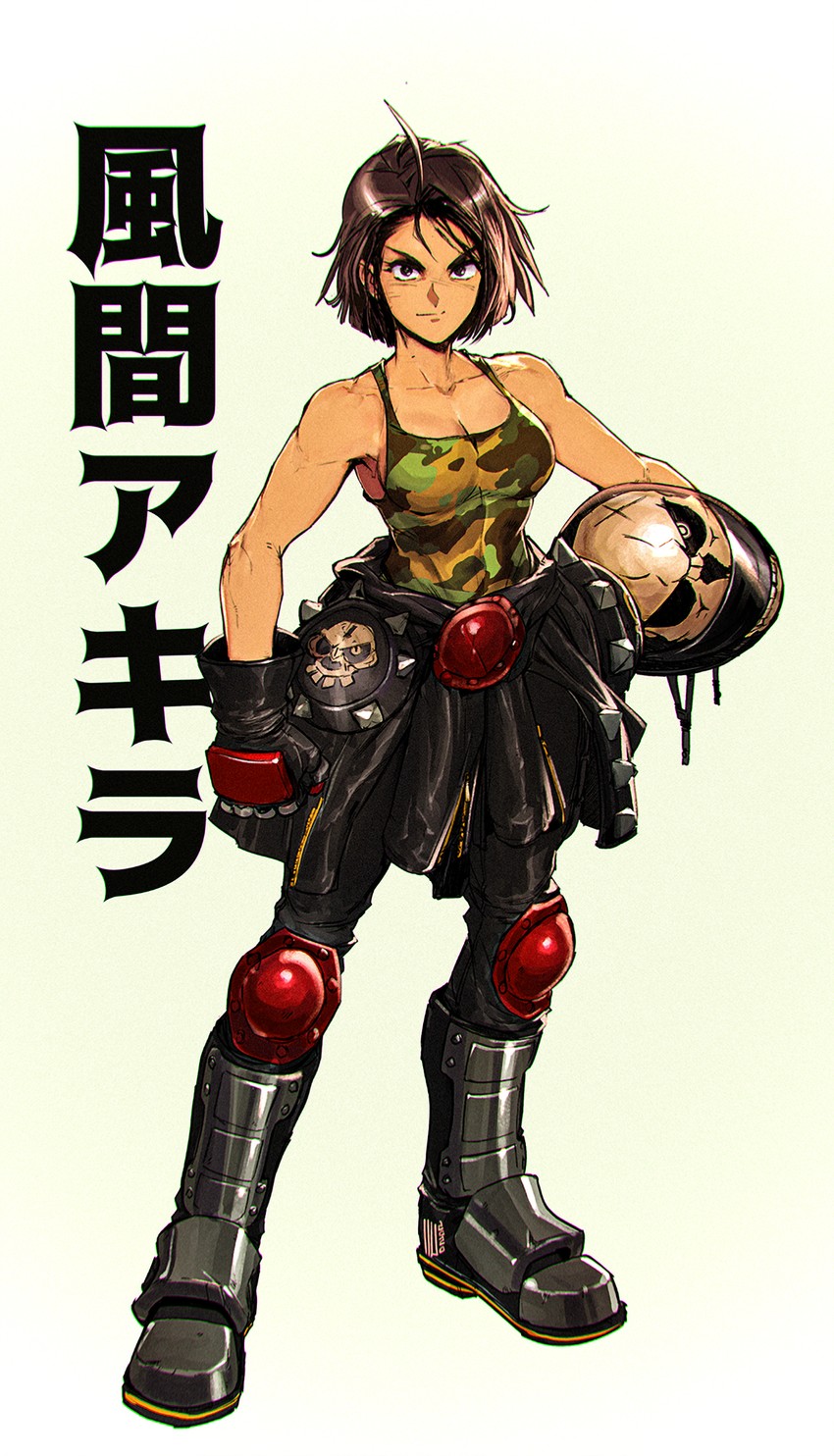 kazama akira (street fighter and 2 more) drawn by david_liu