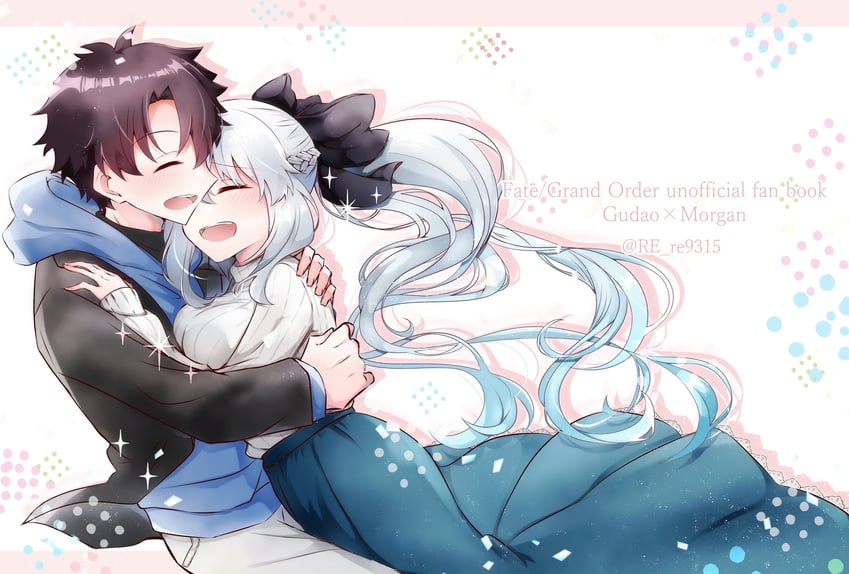 fujimaru ritsuka and morgan le fay (fate and 1 more) drawn by re_re9315