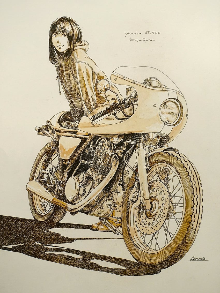 taiga chihiro (real life and 1 more) drawn by ishimoto_takumi