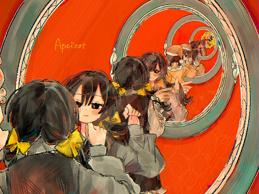 riko (iyowa girls and 2 more) drawn by bi_(nekoinuhotdog)