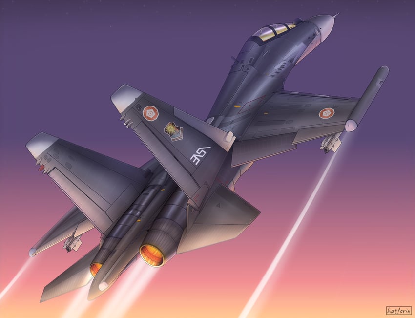 ace combat and 1 more drawn by hattorin