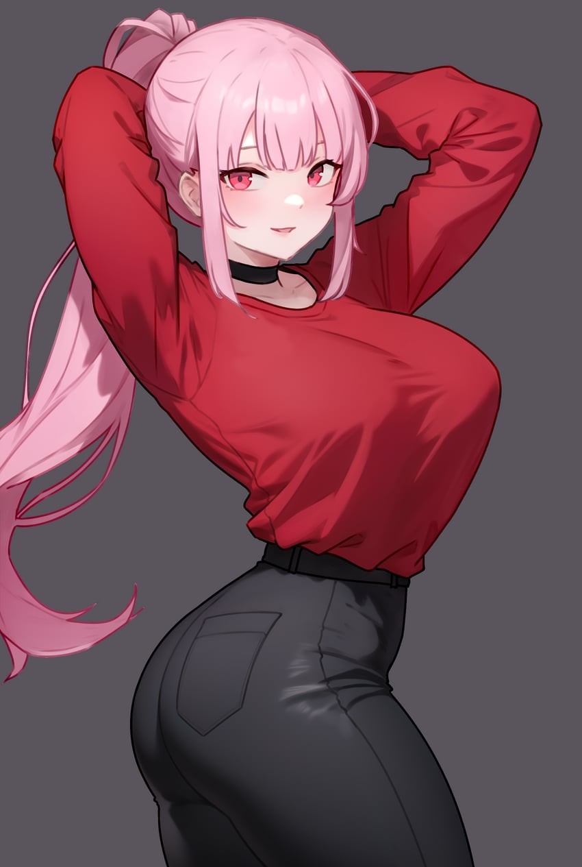 mori calliope (hololive and 1 more) drawn by bluefield
