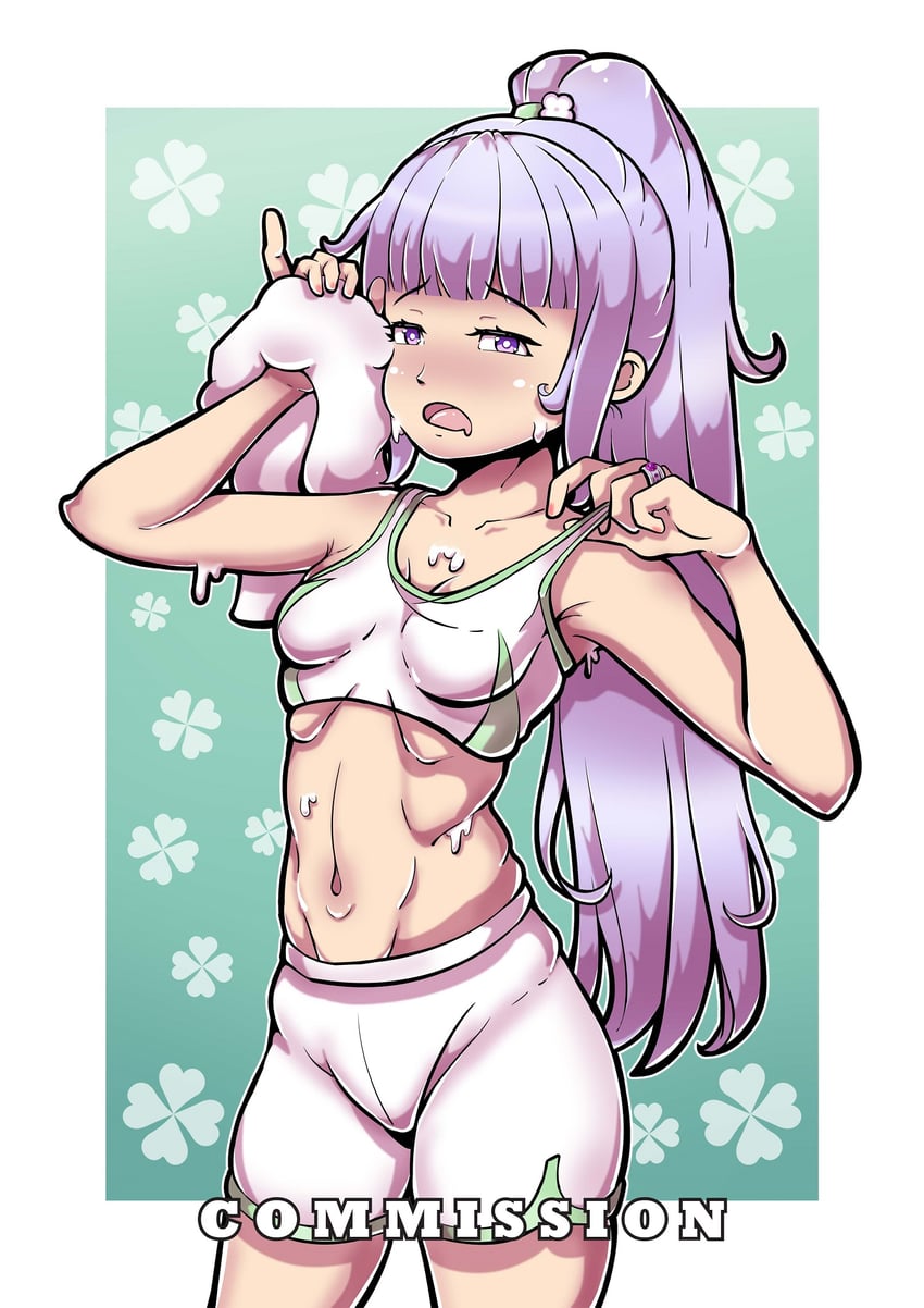suzukaze aoba (new game!) drawn by curryta-art