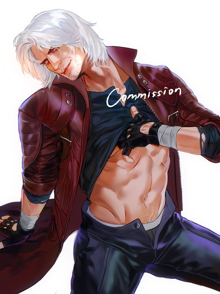 dante (devil may cry and 1 more) drawn by zuoshan123