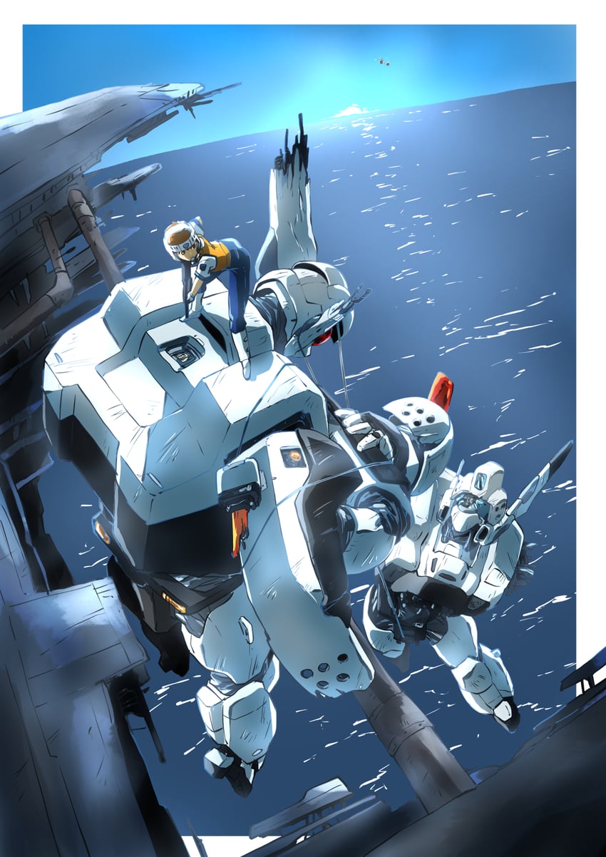 izumi noa, av-98 ingram, and av-xo type zero (kidou keisatsu patlabor) drawn by taiga_hiroyuki
