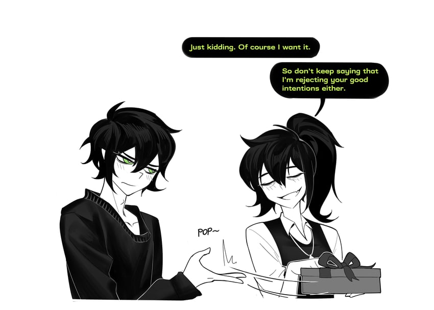 andrew graves and renee graves (the coffin of andy and leyley) drawn by aierlaobo