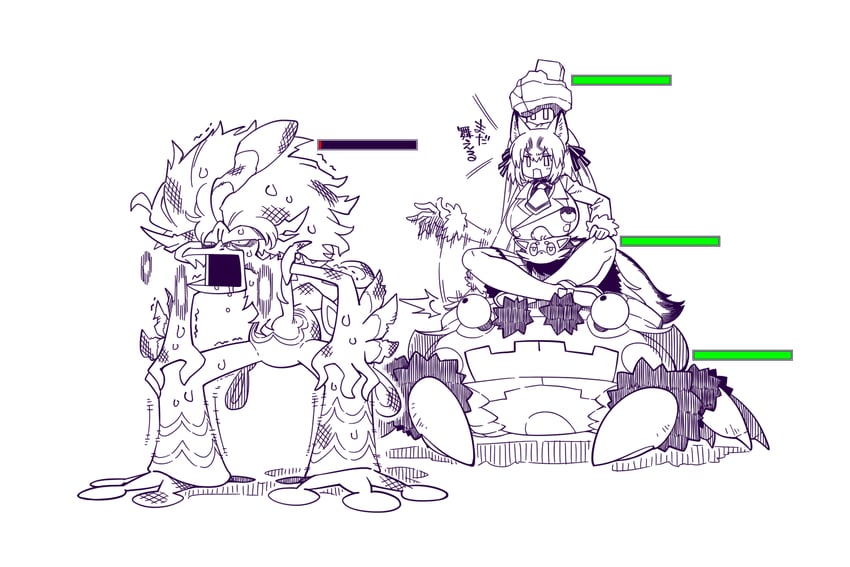 island fox, zorua, quaquaval, nacli, and klawf (pokemon and 2 more) drawn by yoshida_hideyuki