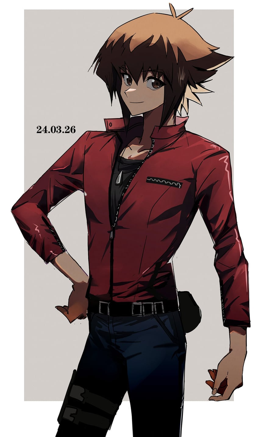 yuki judai (yu-gi-oh! and 1 more) drawn by sake_ygo