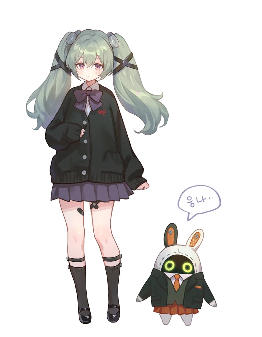 eous and corin wickes (zenless zone zero) drawn by adelie_cat