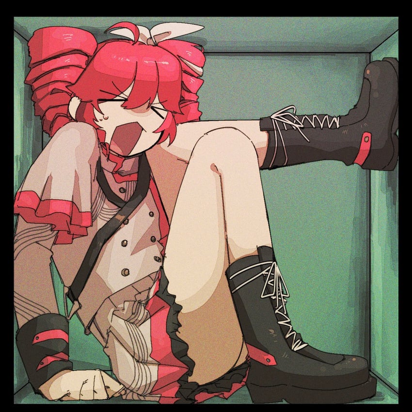 kasane teto (utau and 1 more) drawn by kafun_hf_origin