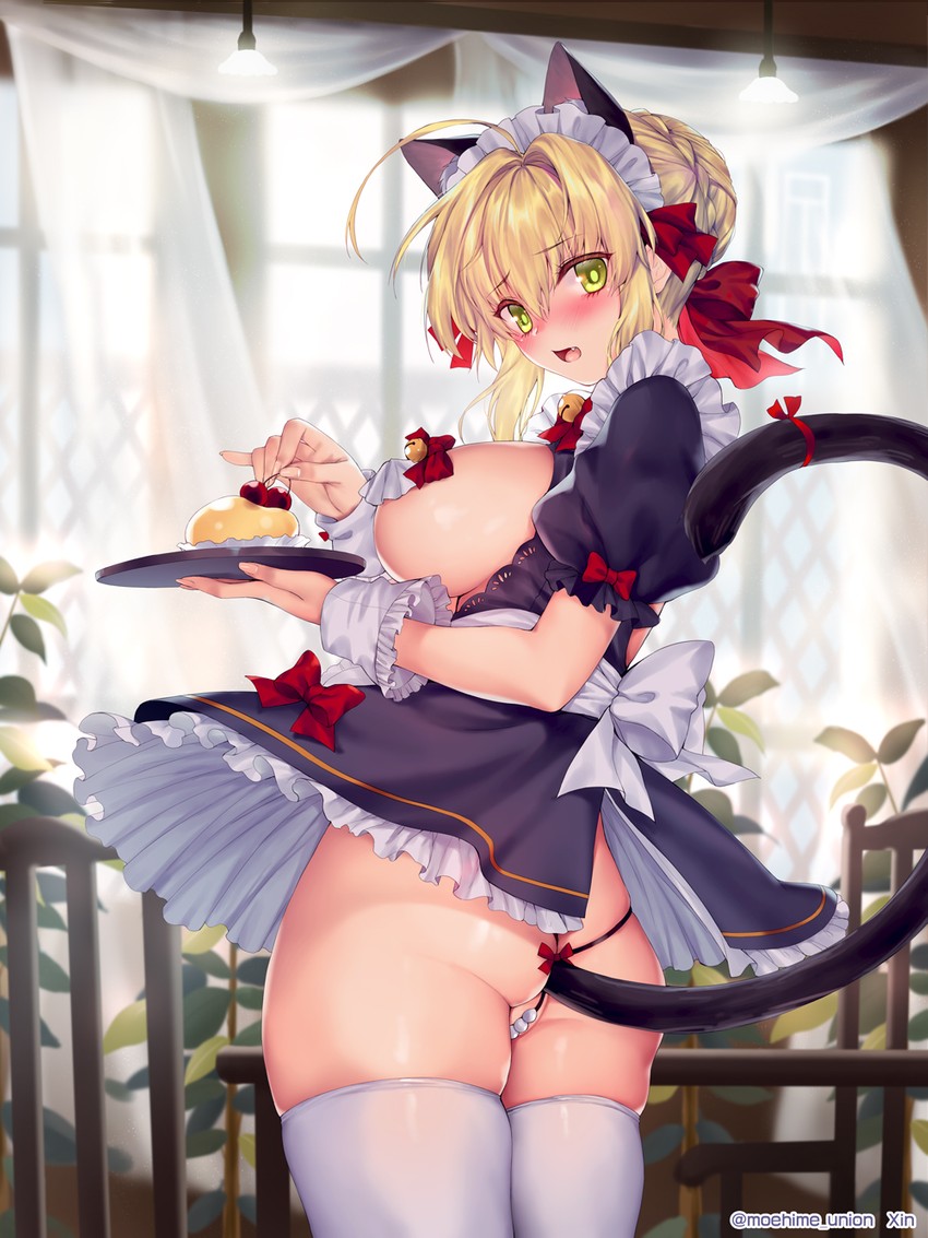 nero claudius (fate and 2 more) drawn by obiwan