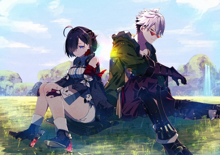 yumia liessfeldt and rutger arendt (atelier and 1 more) drawn by rgbjt