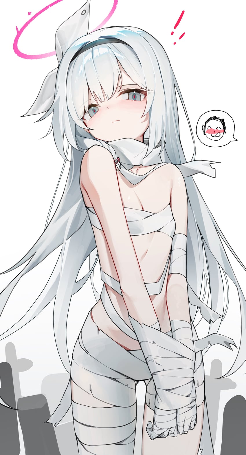 sensei, doodle sensei, and plana (blue archive) drawn by huu_(dighapdlxm12)