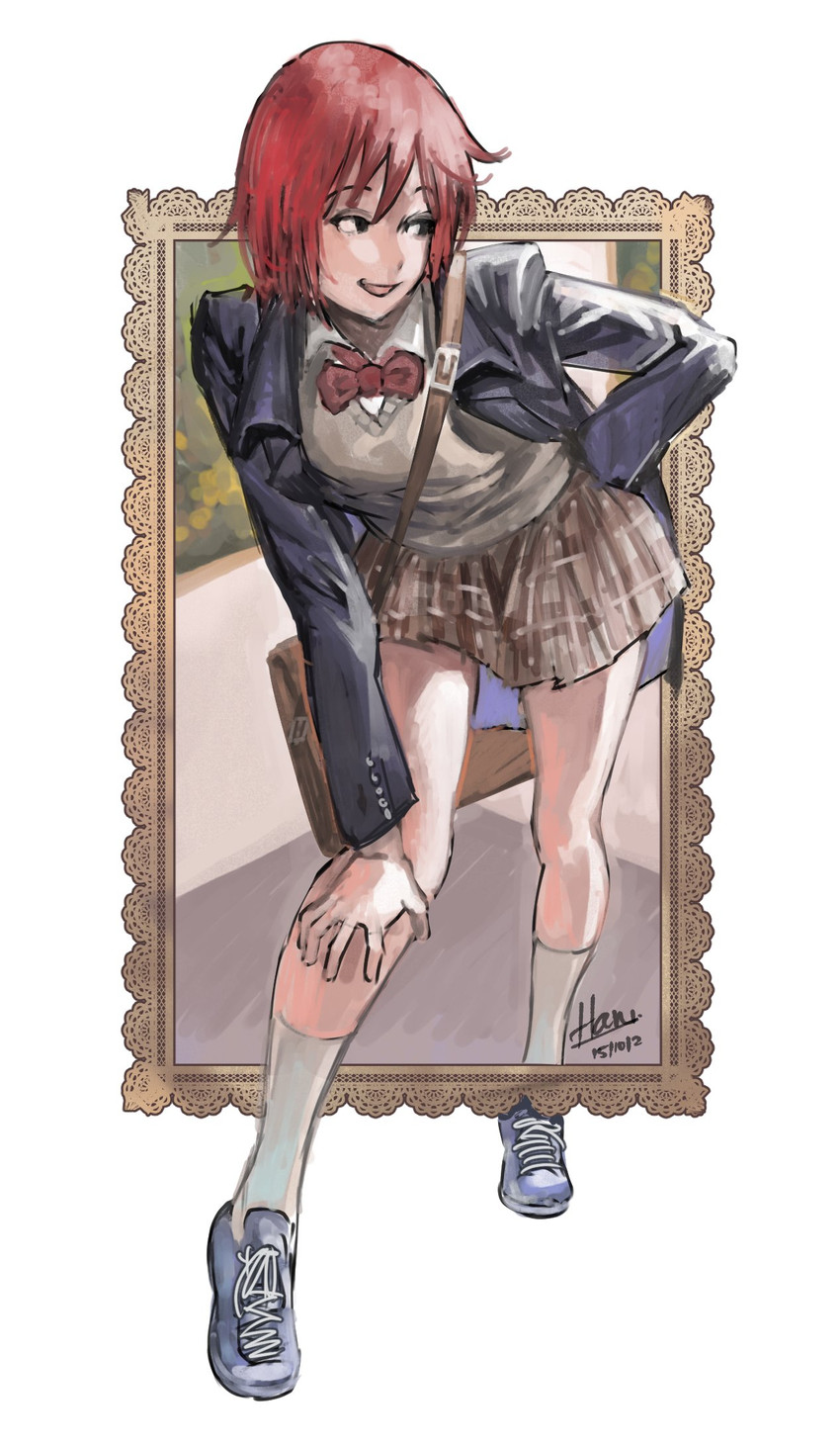 han soo-min (original and 2 more) drawn by hanny_(uirusu_chan)
