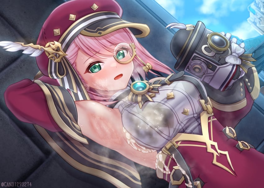 charlotte (genshin impact) drawn by can_(canzume)