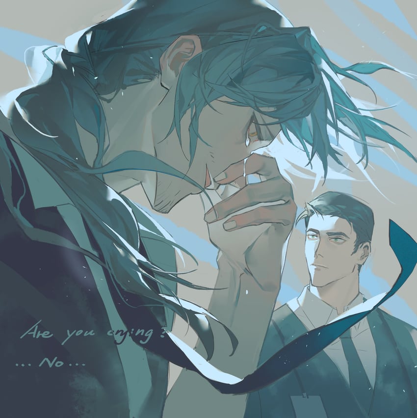 gregor and meursault (project moon and 1 more) drawn by jing84672940