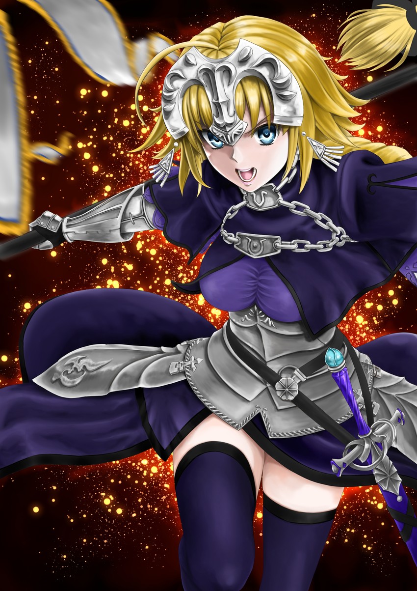jeanne d'arc (fate and 1 more) drawn by bosutonii