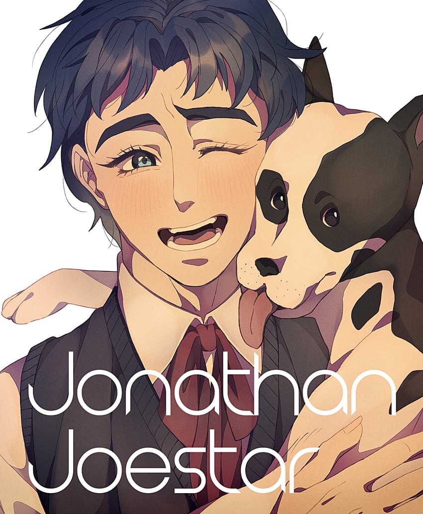 jonathan joestar and danny (jojo no kimyou na bouken and 1 more) drawn by siniy