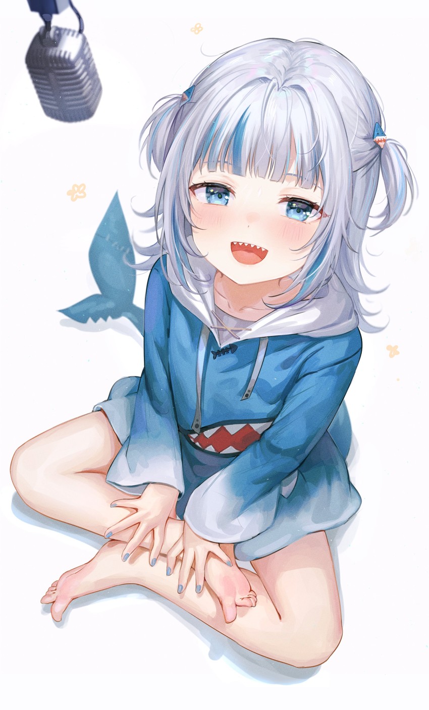 gawr gura (hololive and 1 more) drawn by tokkyu