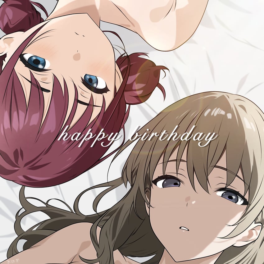 iseri nina and kawaragi momoka (girls band cry) drawn by ohagi_dayooooo