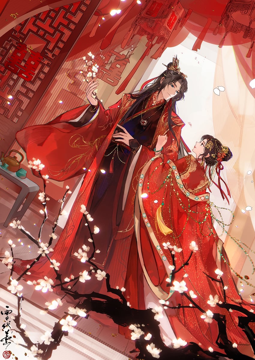 rosa and artem wing (tears of themis) drawn by xuedaixun